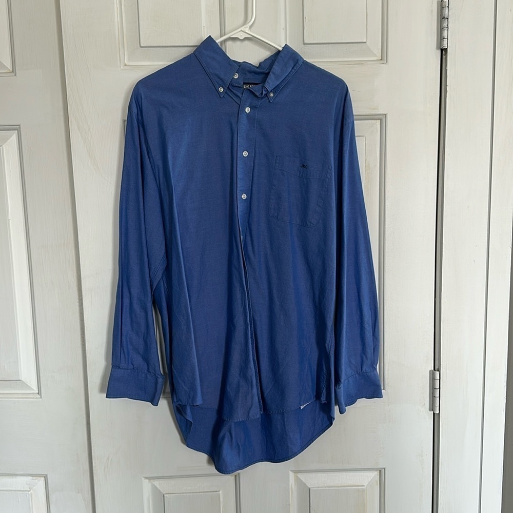 Lands End men’s Button Down Long Sleeve Size 16-33